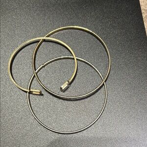 Gold and Silver Bangle Set